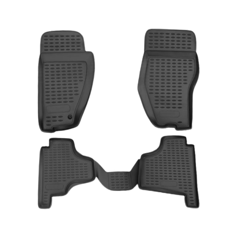 2007-2012 Dodge Nitro Floor Mats Liners Full Set All Weather Black