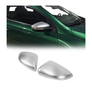 2010-2014 VW Golf Mk6 Side Mirror Cover Caps Matt Stainless Steel Silver 2 Pcs
