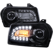 2005-2010 Chrysler 300 Base/LX/Touring Headlights LED Light&LED Signal Smoke