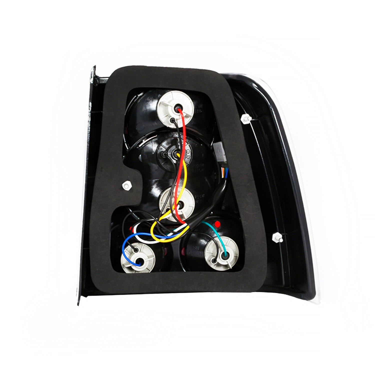 1998-2001 VW Passat Sedan Tail Lights Chrome Housing/Clear Lens