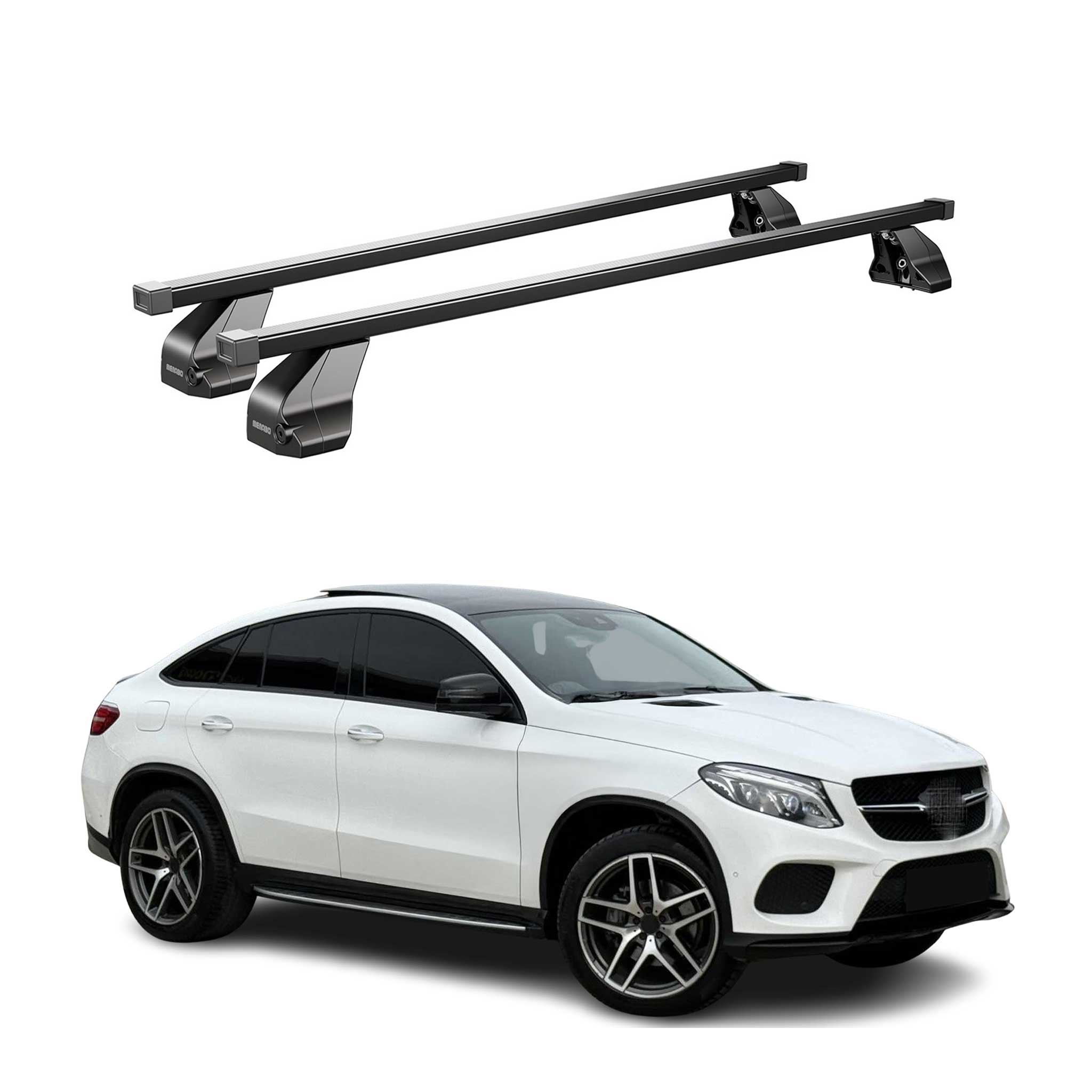 2016-2019 Mercedes GLE Class Coupe C292 Roof Rack Cross Bars Black
