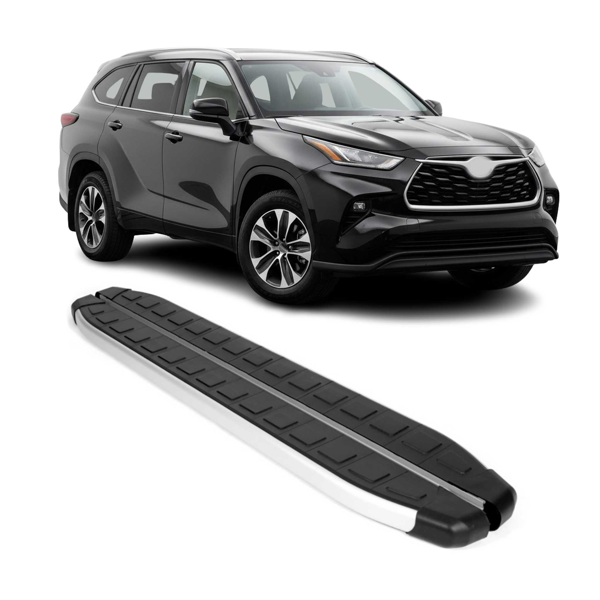 2020-2025 Toyota Highlander Nerf Bar Side Step Running Boards Alu 2x