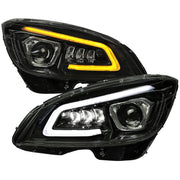 2008-2011 Mercedes Benz W204 C-Class Full LED Projector Headlights Smoke