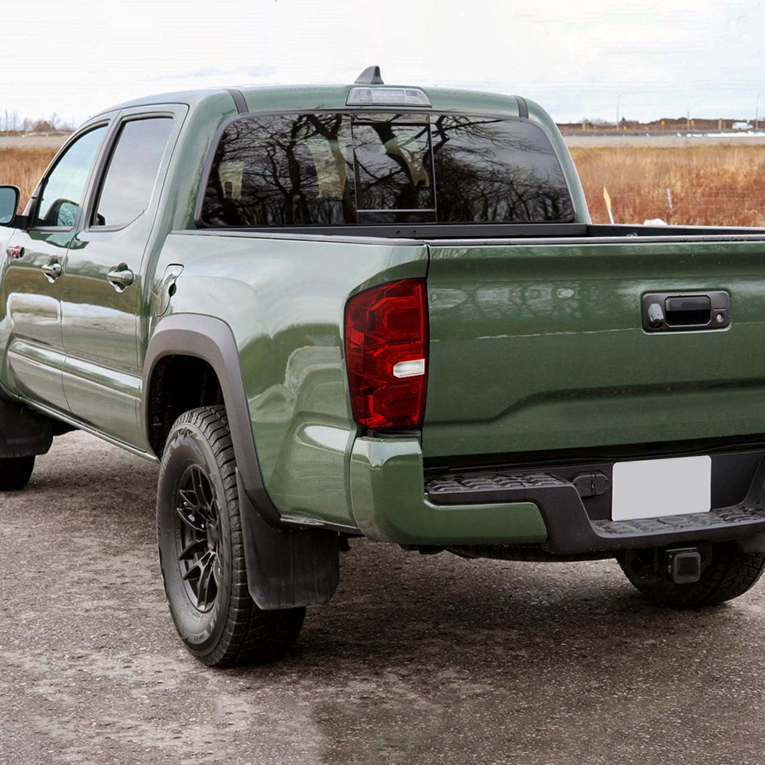 2016-2022 Toyota Tacoma Sequential Signal LED Tail Lights Chrome/Red Lens