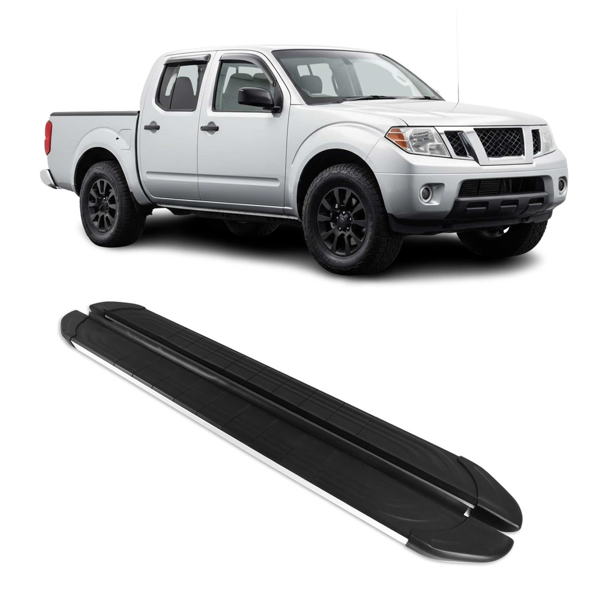 2005-2021 Nissan Frontier Nerf Bar Side Step Running Boards Alu 2x