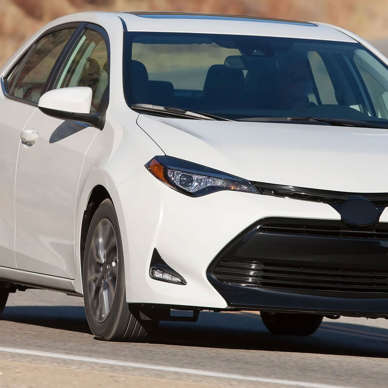 2017-2019 Toyota Corolla LED Fog Lights w/Switch & Wiring Harness Chrome/Clear