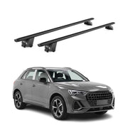 Roof Rack Cross Bars Luggage Carrier for Audi Q3 2.gen 2019-2025 Alu Black 2x