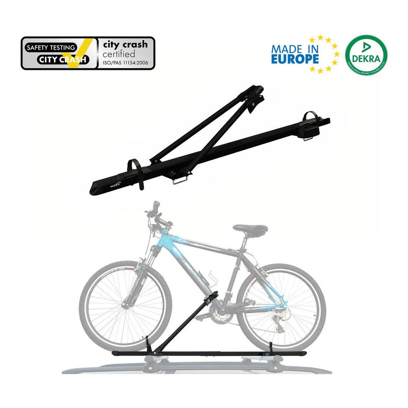 Bike Carrier Roof Mount Black Alu Bicycle Rack Cycling Car Truck SUV