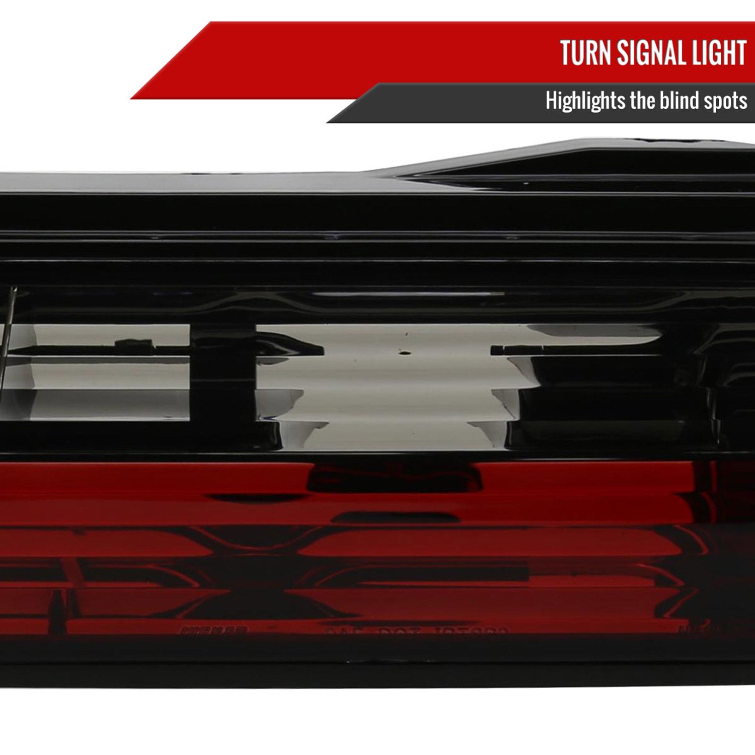 1989-1994 Nissan 240SX S13 Coupe Tail Lights Chrome Housing/Red Smoke Lens