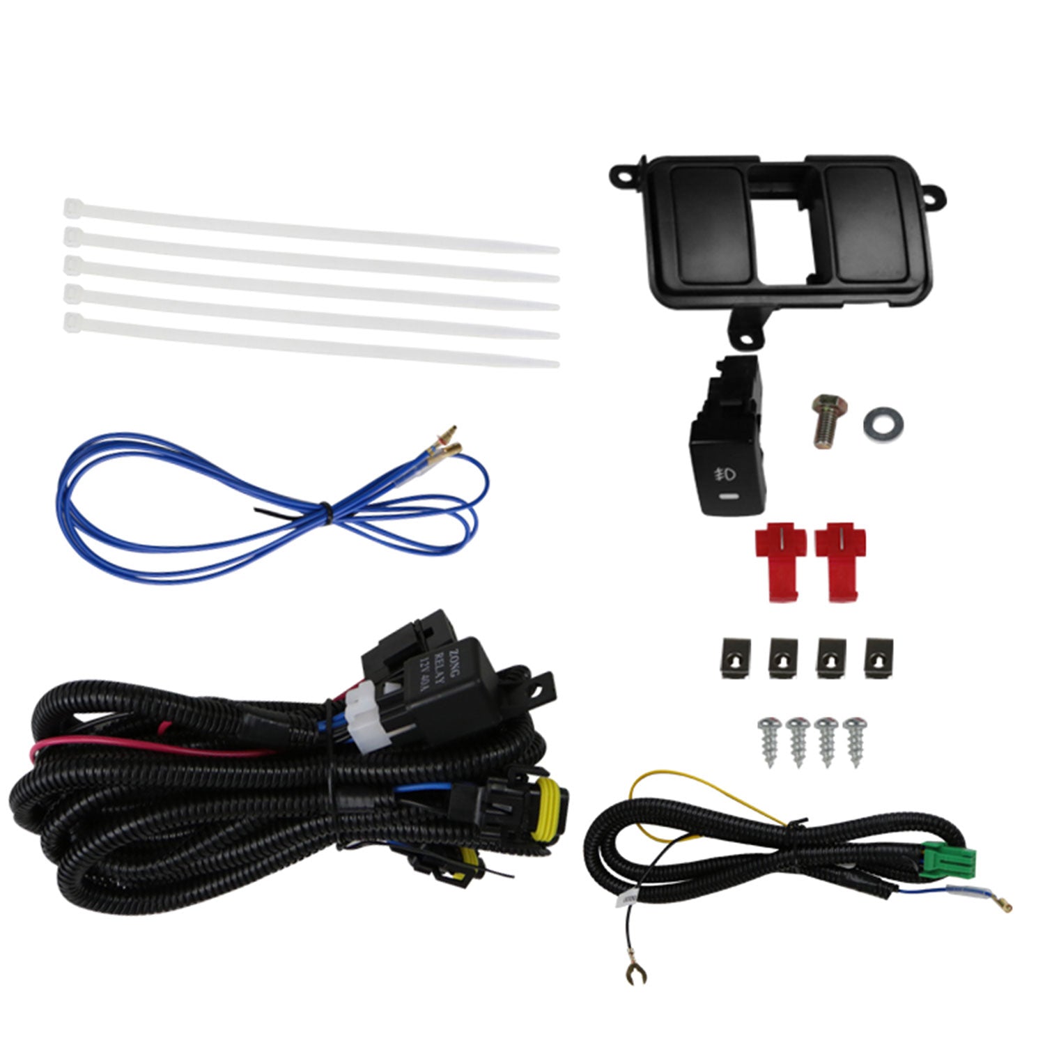 2009-2011 Honda Civic Coupe H11 Fog Lights Kit Chrome Housing/Smoke Lens