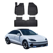 2023-2025 Hyundai Ioniq 6 Premium Floor Mats Liners Full Set All Weather Heavy Duty