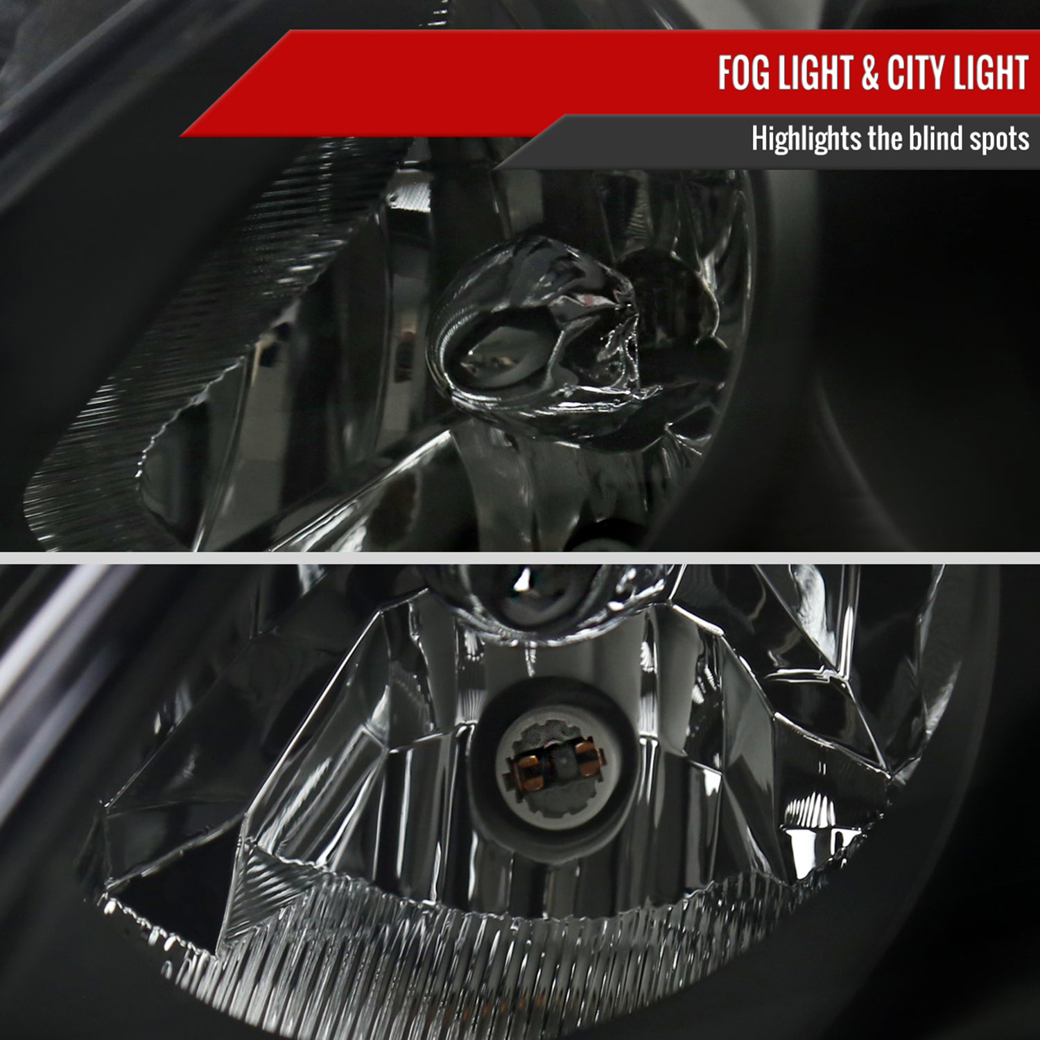 2008-2013 Infiniti G37/2014-2015 Q60 Factory Style Headlights Matte Black Smoke