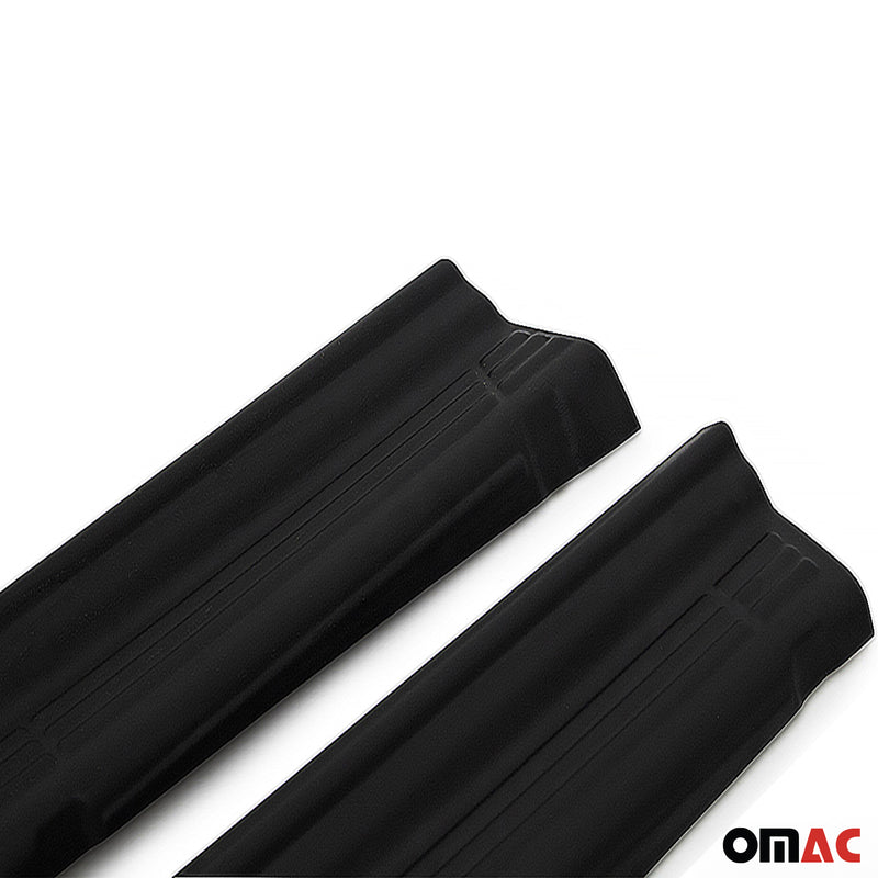 2014-2024 RAM ProMaster Door Sill Scuff Plate Scratch Protector Black 2 Pcs