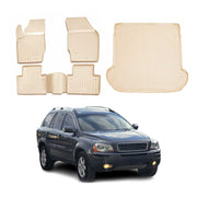 2003-2014 Volvo XC90 Floor Mats & Cargo Liner Full Set All Weather Beige