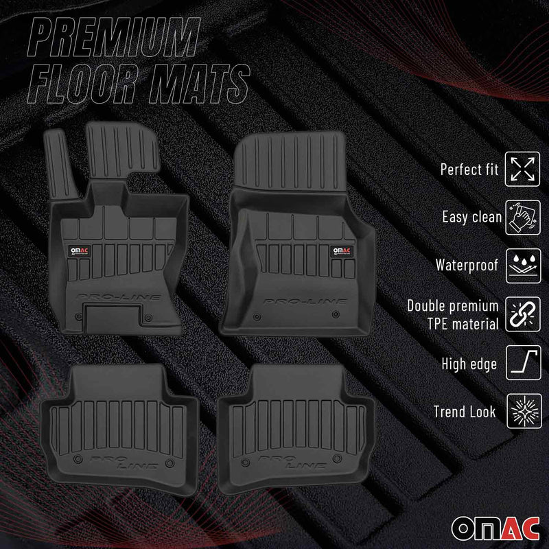 2018-2024 Range Rover Velar Premium Floor Mats Liners Full Set All Weather Heavy Duty