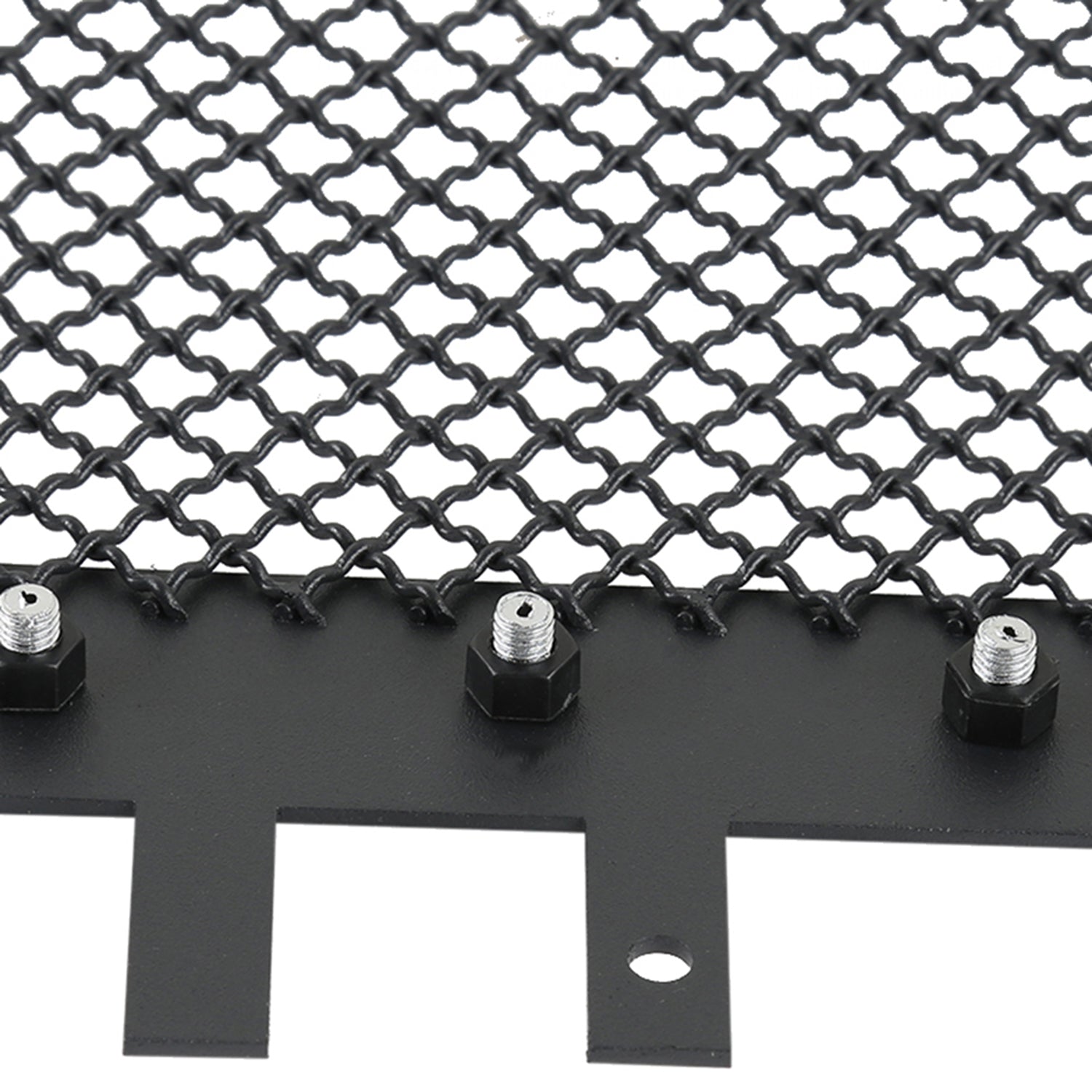2014-2015 GMC Sierra 1500 Rivet Style Black S.Steel Mesh Grille Insert