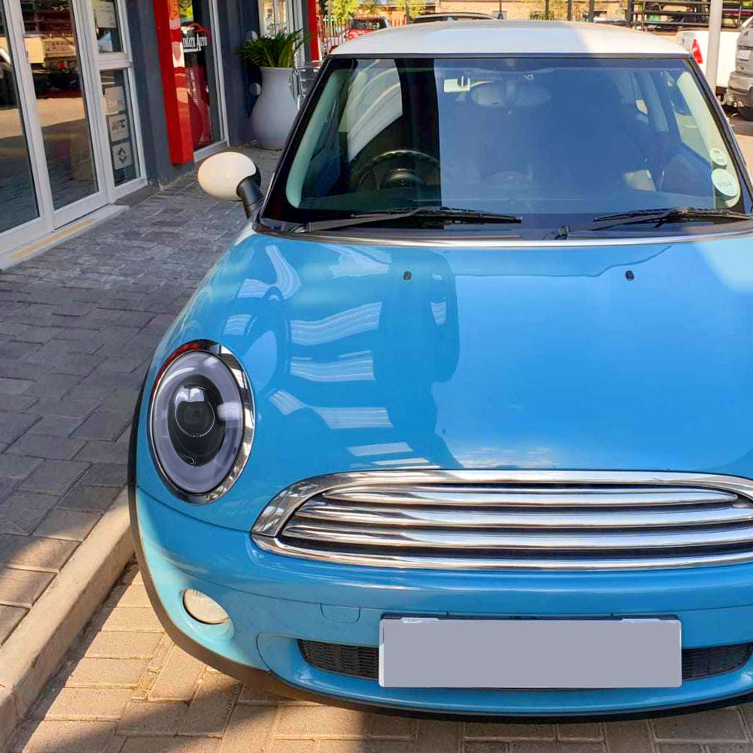 2007-2015 Mini Cooper R55 R56 R57 R58 R59 Headlights LED Signal Lights Black