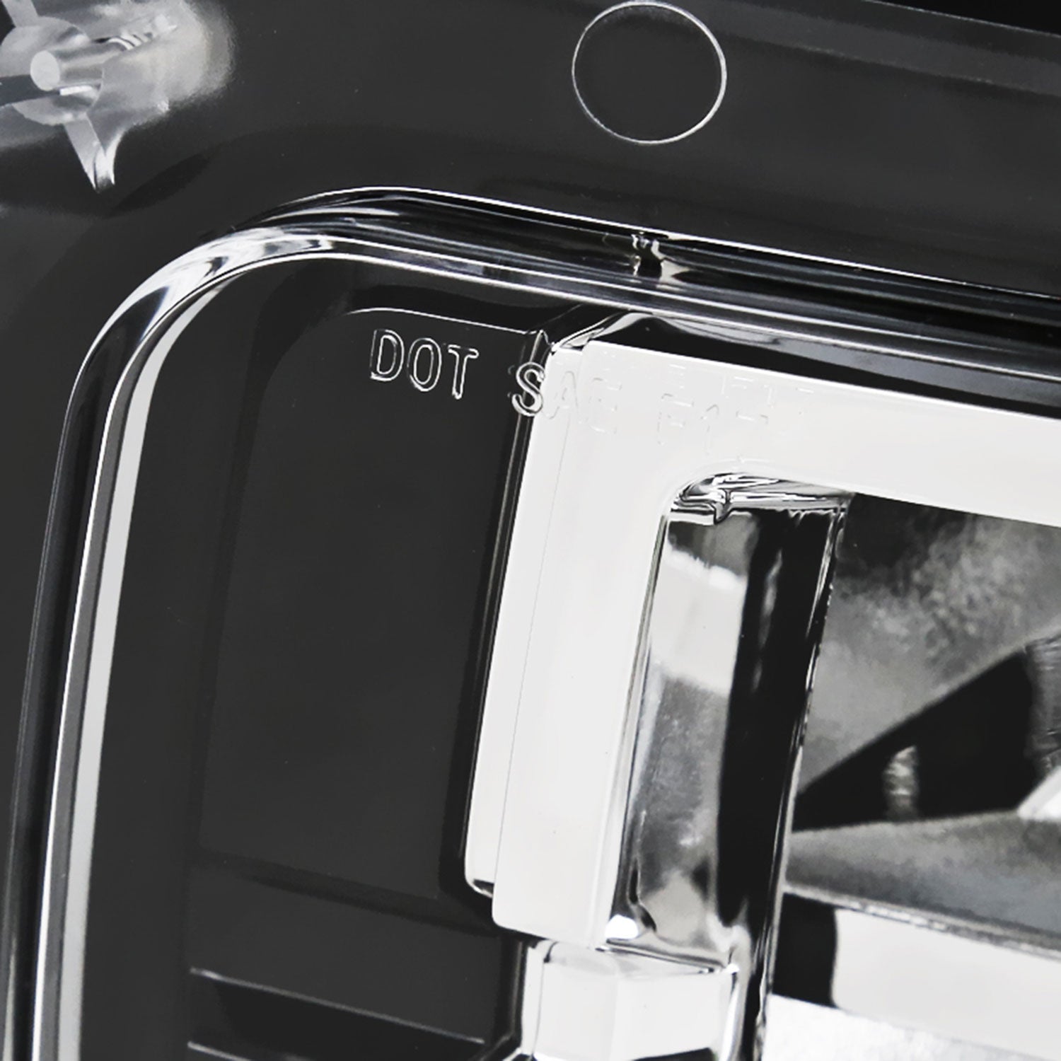 2016-2018 Chevy Silverado 1500 LED Fog Lights Kit Chrome Housing/Clear Lens