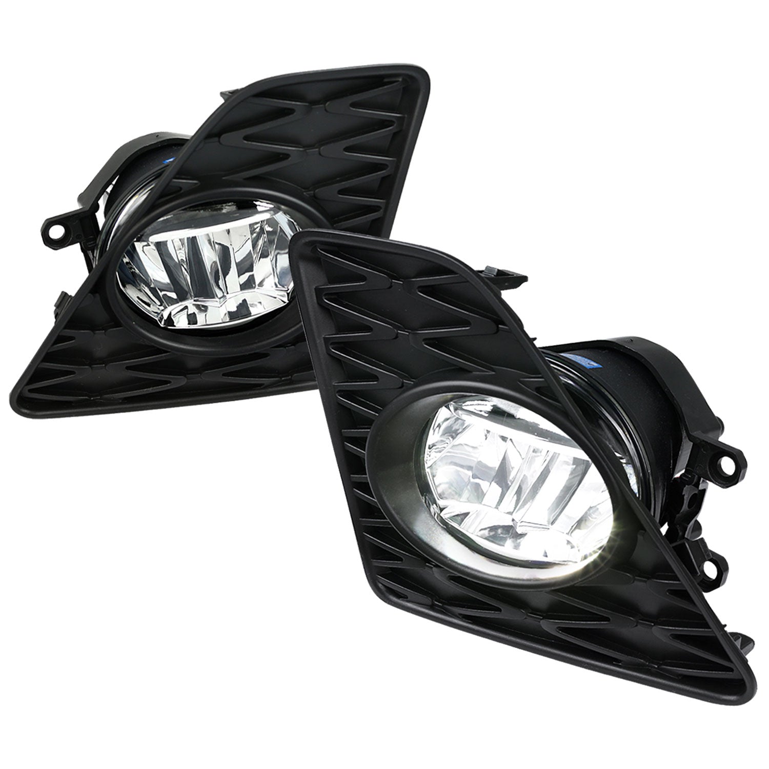 2013-2015 Lexus GS350 F-Sport 6500K LED Fog Lights Kit Chrome/Clear Lens