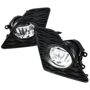 2013-2015 Lexus GS350 F-Sport 6500K LED Fog Lights Kit Chrome/Clear Lens