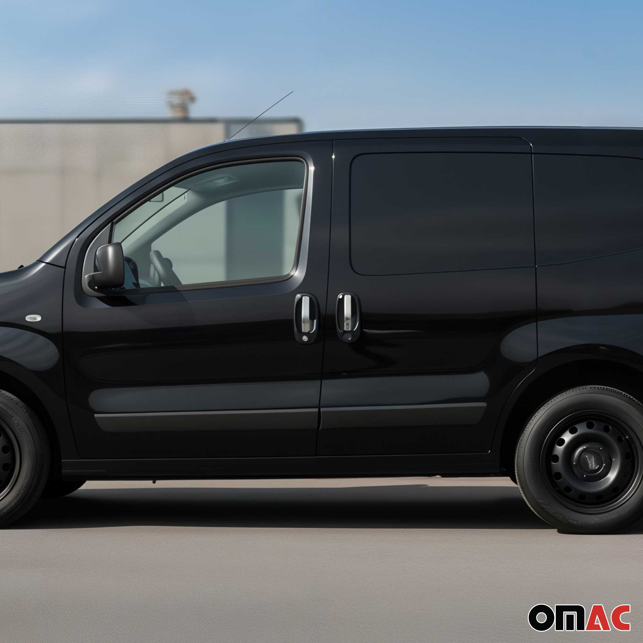 2014-2025 RAM ProMaster Car Door Handle Cover Protector Silver Chrome 8 Pcs