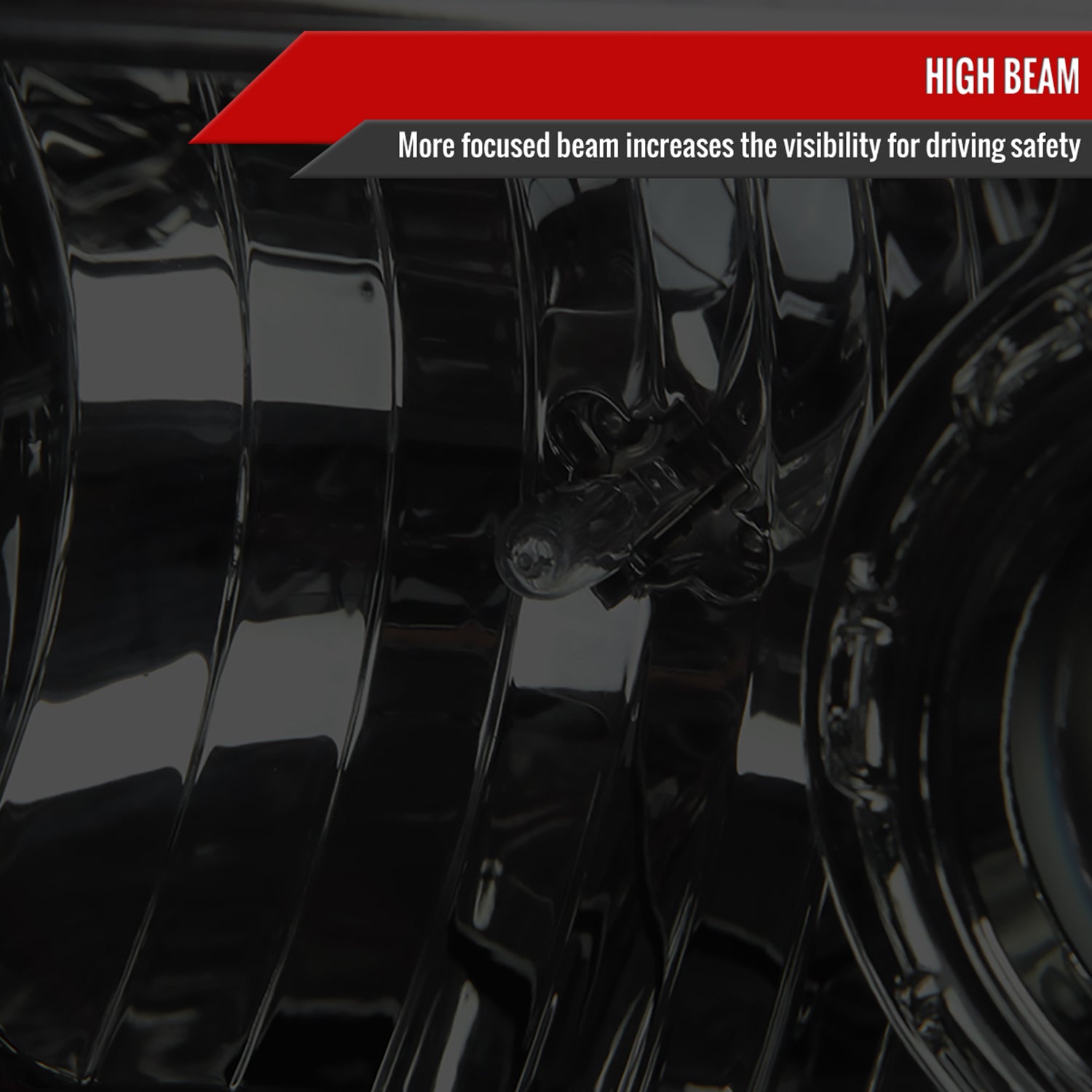 1994-2001 Dodge RAM 1500 2500 3500 Projector Headlights SMD LED Light Chrome