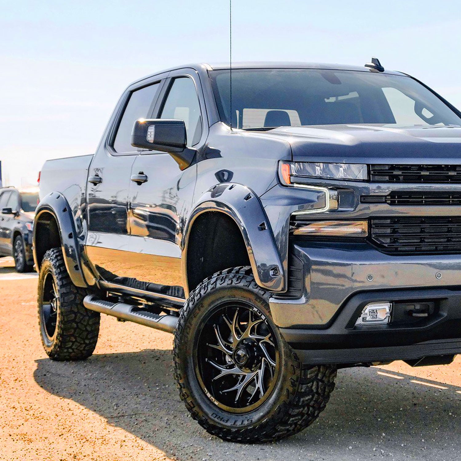 2019-2024 Chevy Silverado 1500 Black Manual Fold &Heated Side Mirror Passenger