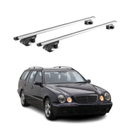 Roof Rack Luggage Carrier for Mercedes E Class S210 Wagon 1996-2002 Alu Grey 2x