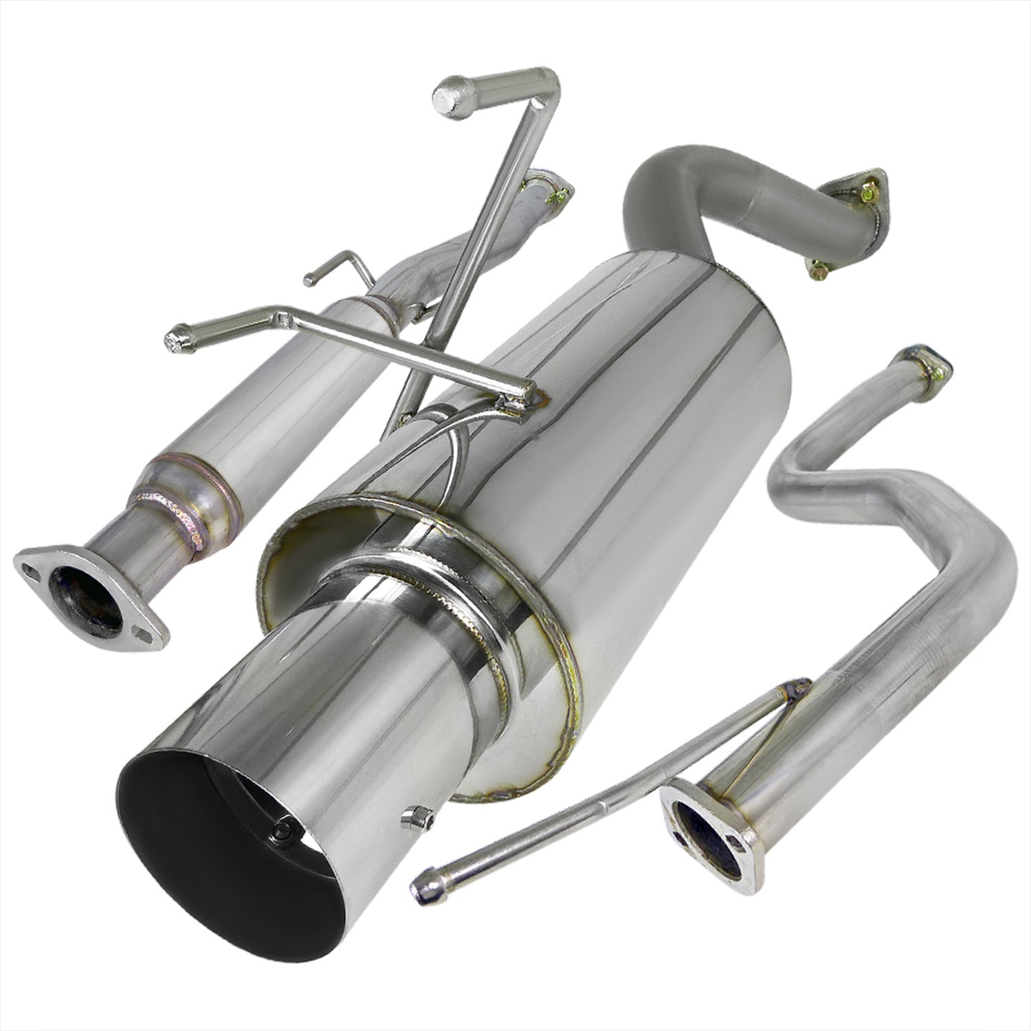 1996-2000 Honda Civic Hatchback T-304 S.Steel N1 Style Catback Exhaust System