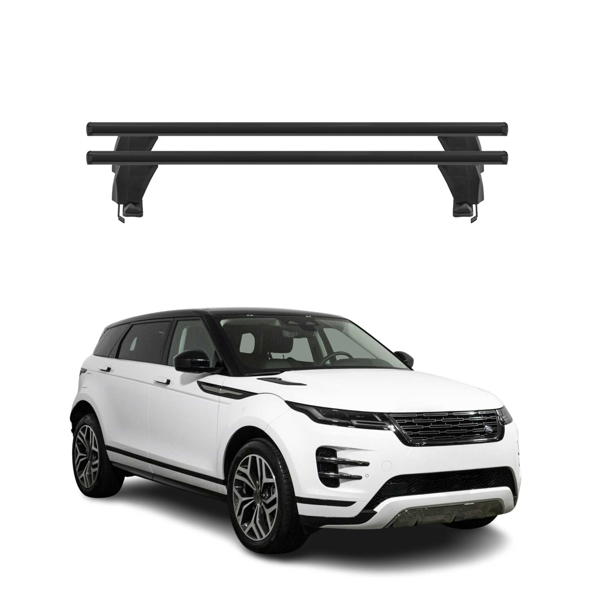 2020-2026 Land Rover Range Rover Evoque Roof Rack Cross Bars Black