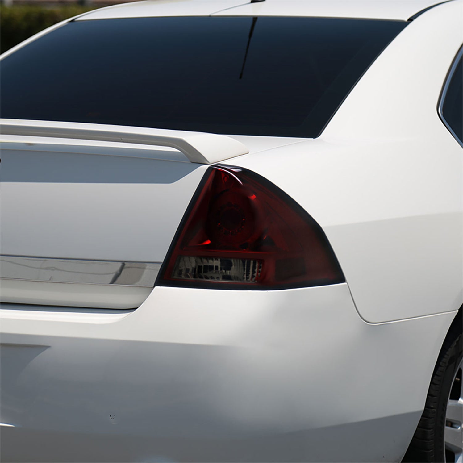 2006-2013 Chevy Impala/ 14-2016 Impala Limited LED Tail Lights Chrome/Red Smoke