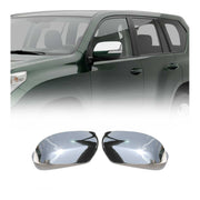 2010-2013 Lexus GX 460 Side Mirror Cover Caps Stainless Steel Silver 2 Pcs