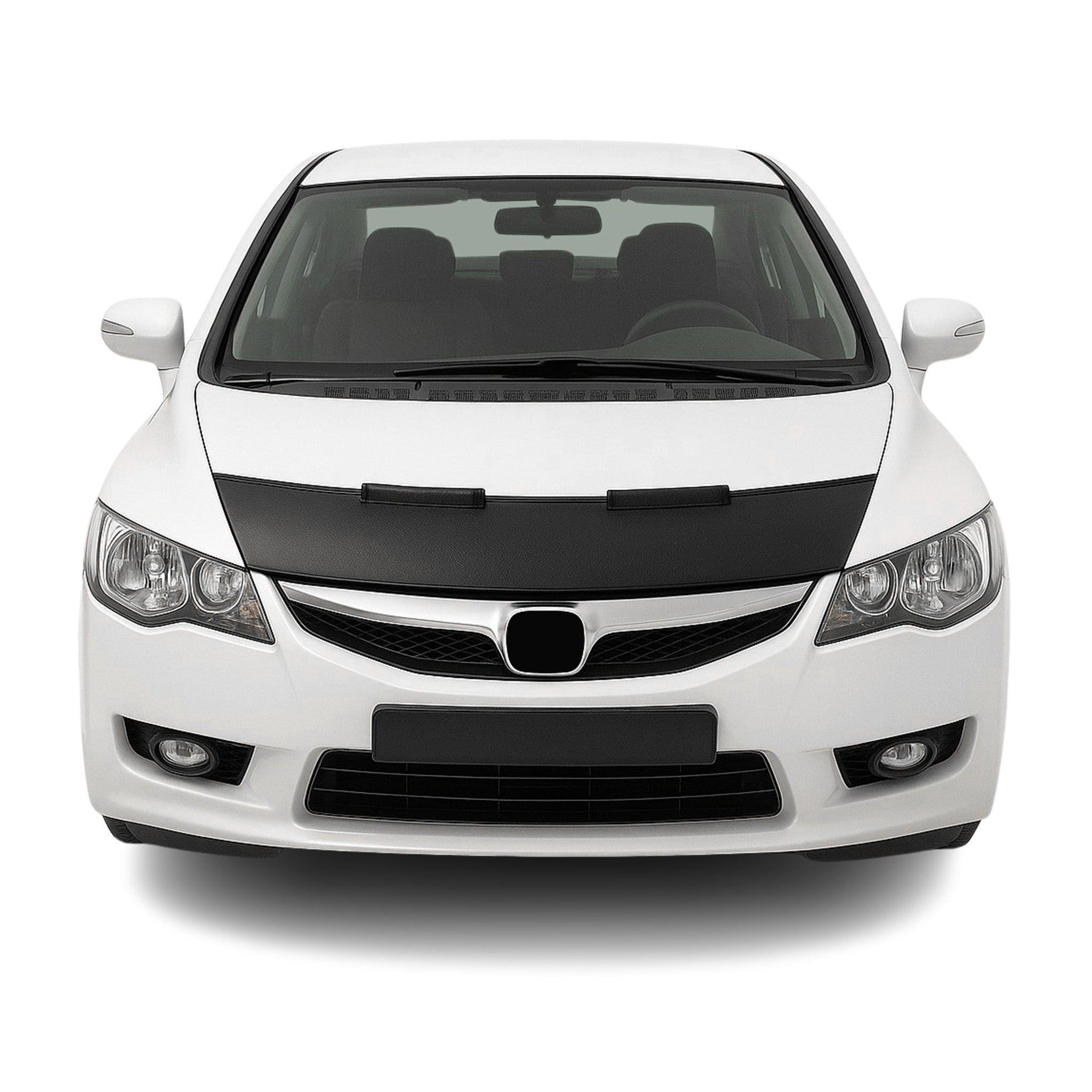 2006-2011 Honda Civic Car Bonnet Mask Hood Bra Black 1 Pc