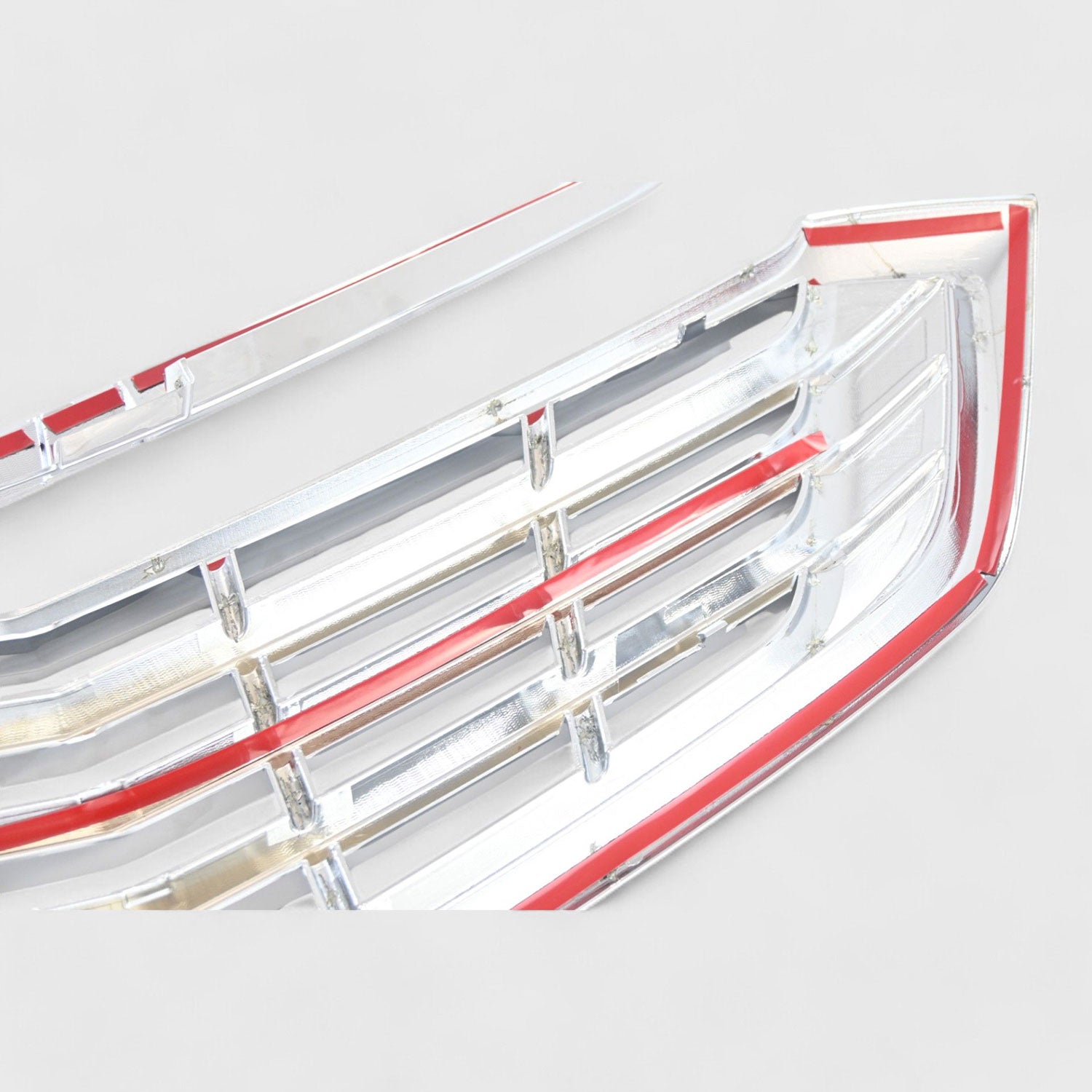 2018-2021 Chevrolet Equinox Grille Overlay Chrome 2Pcs ABS Plastic