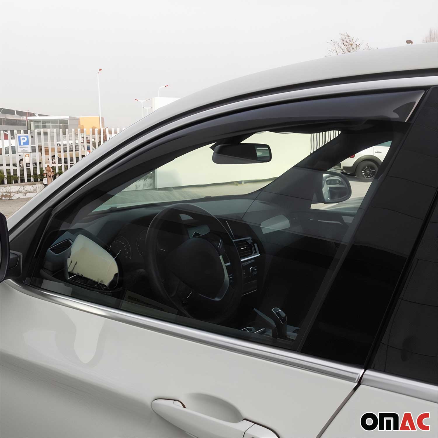 2015-2018 BMW X4 F26 Window Visor Vent Rain Deflector 2Pcs Smoke