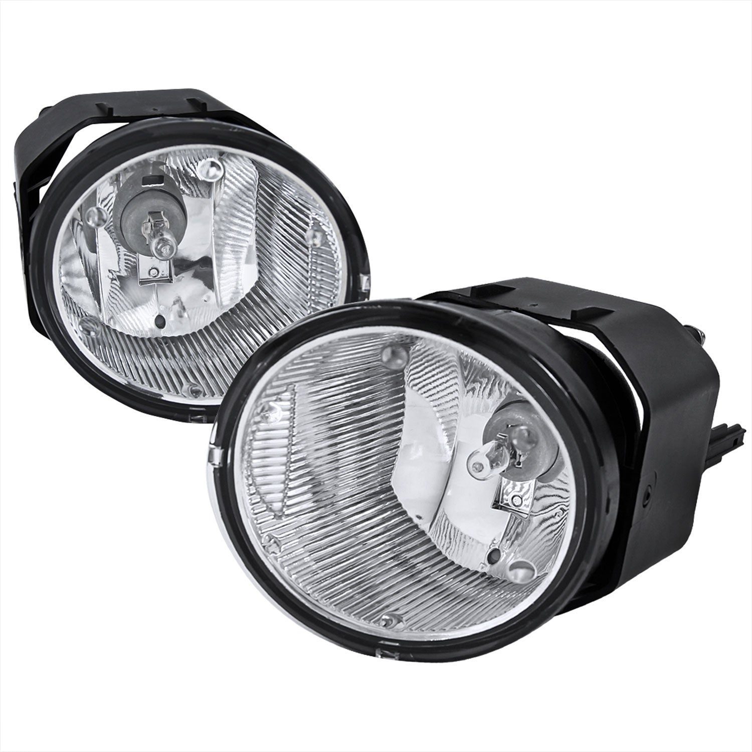 2000-2004 Nissan Sentra/Xterra/Frontier/Maxima H3 Fog Lights Kit Chrome/Clear