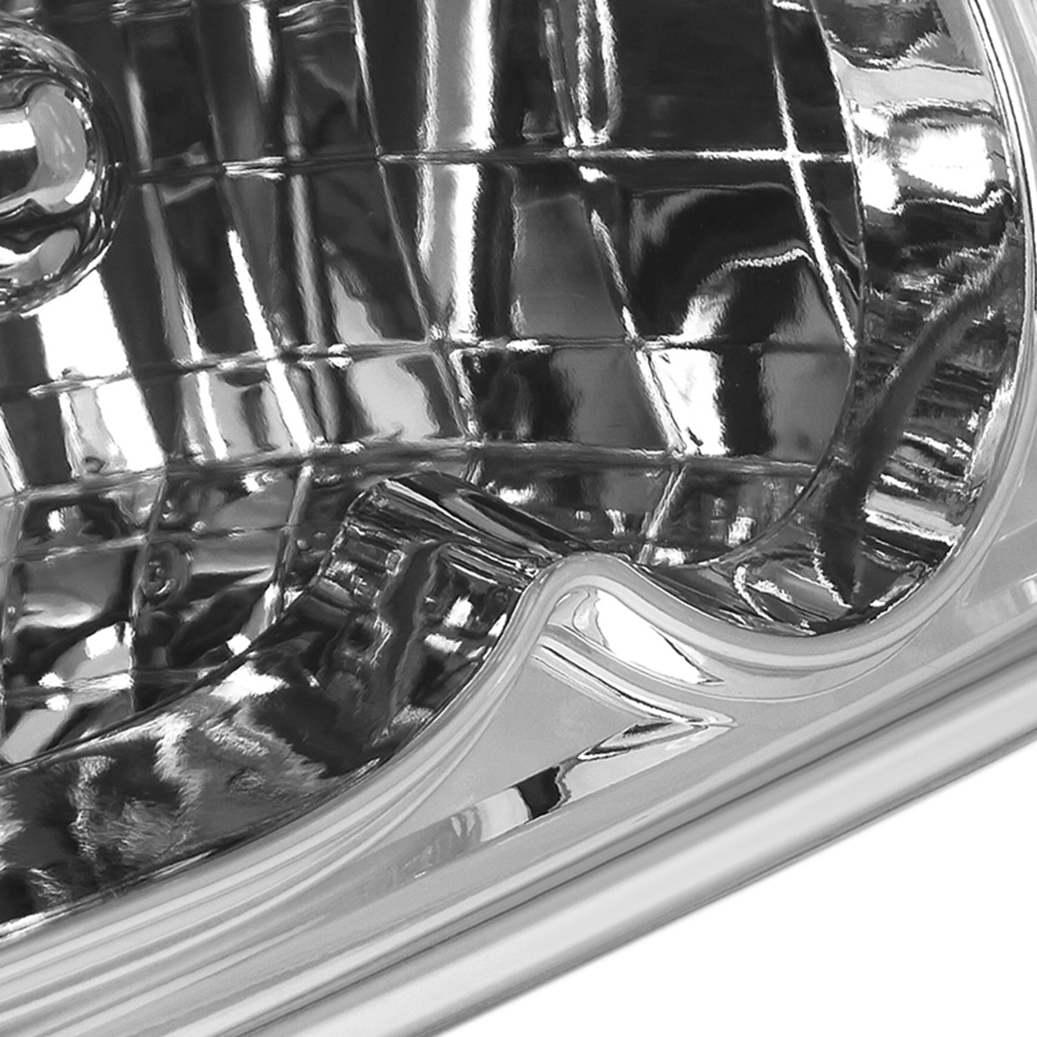 1994-1998 Ford Mustang Factory Style Headlights Chrome Housing/Clear Lens