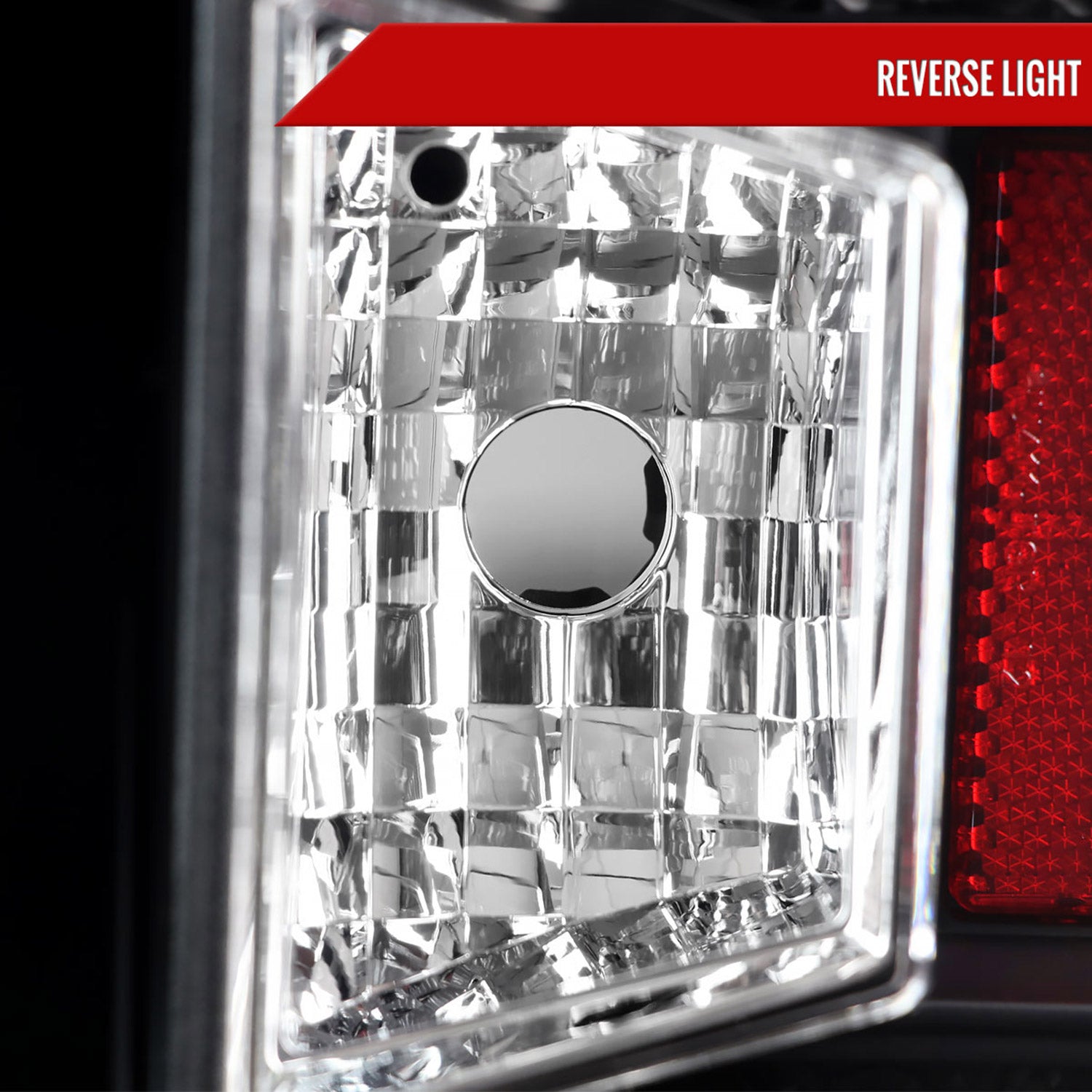 2014-2018 Chevy Silverado 1500 2500HD /Sierra 3500HD Red LED Tail Lights Black