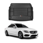 2015-2021 Mercedes C Class W205 Sedan Premium Cargo Liner Trunk Mat All Weather Heavy Duty Black