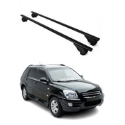 2005-2010 Kia Sportage Roof Rack Cross Bars Black
