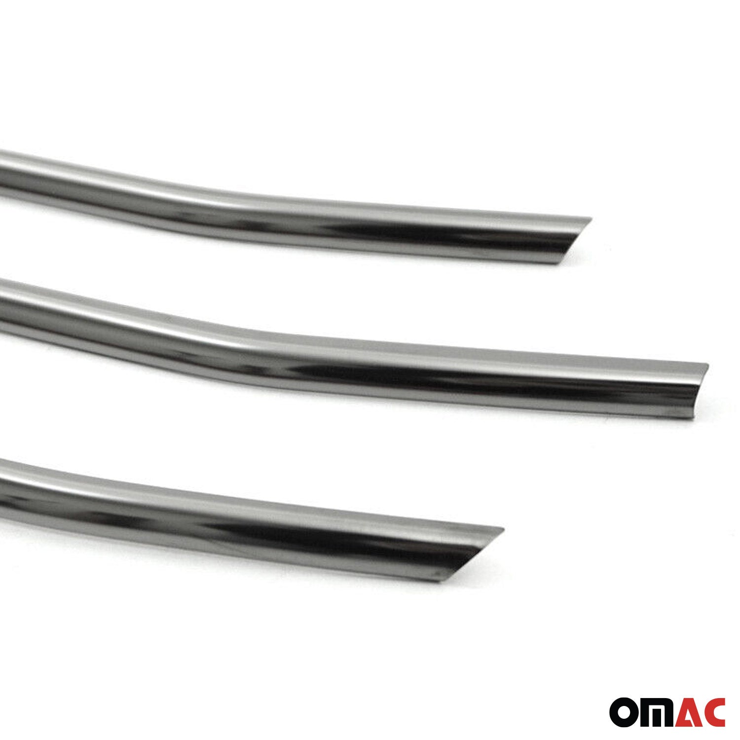 2019-2025 Mercedes Sprinter W907 910 Front Bumper Grill Trim Stainless Steel Dark 5x