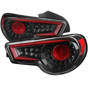 2012-2016 Scion FRS/ Subaru BRZ/ Toyota 86 Red Bar LED Tail Lights Satin Black