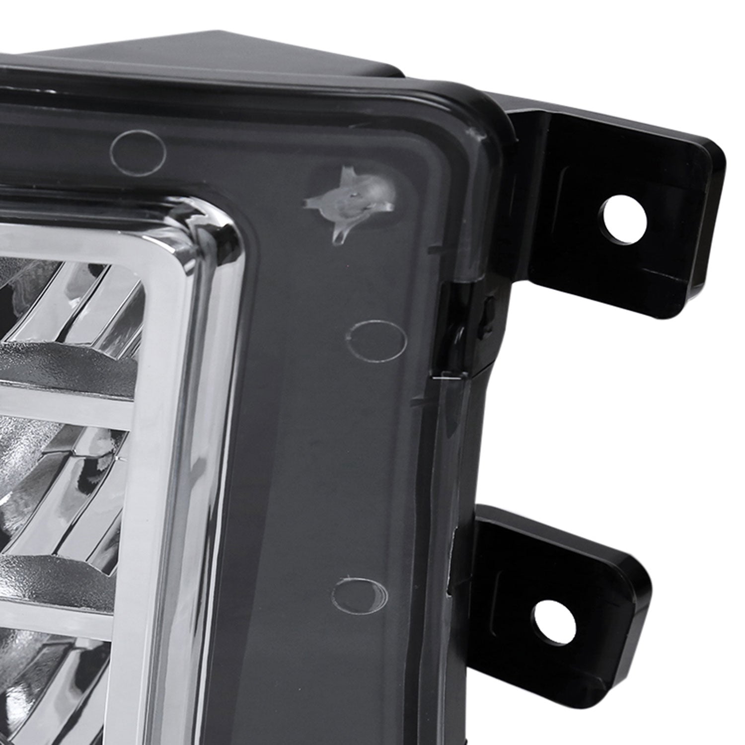 2016-2018 Chevy Silverado 1500 LED Fog Lights Kit Chrome Housing/Clear Lens