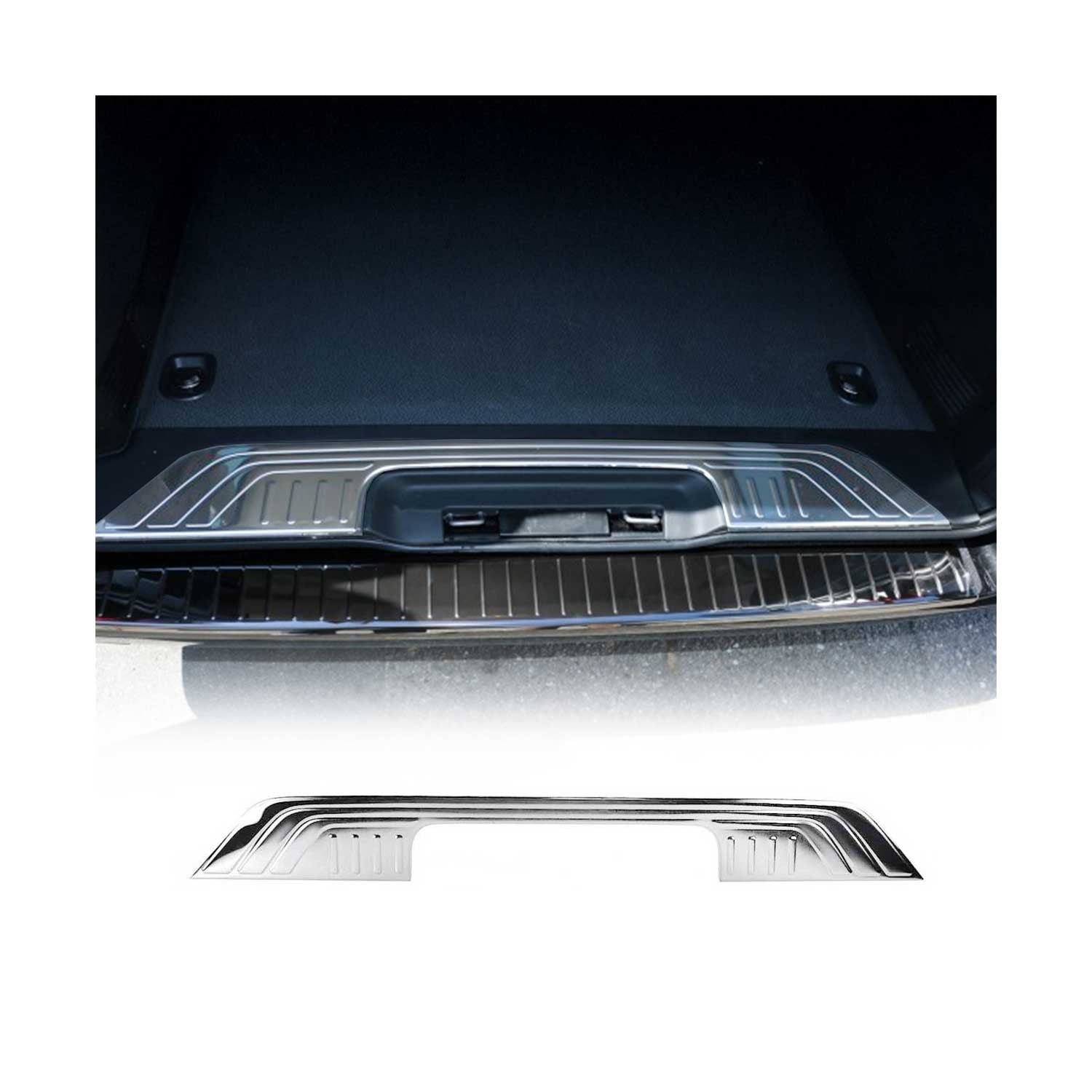 2016-2024 Mercedes Metris Trunk Sill Cover Bumper Guard Protector Stainless Steel