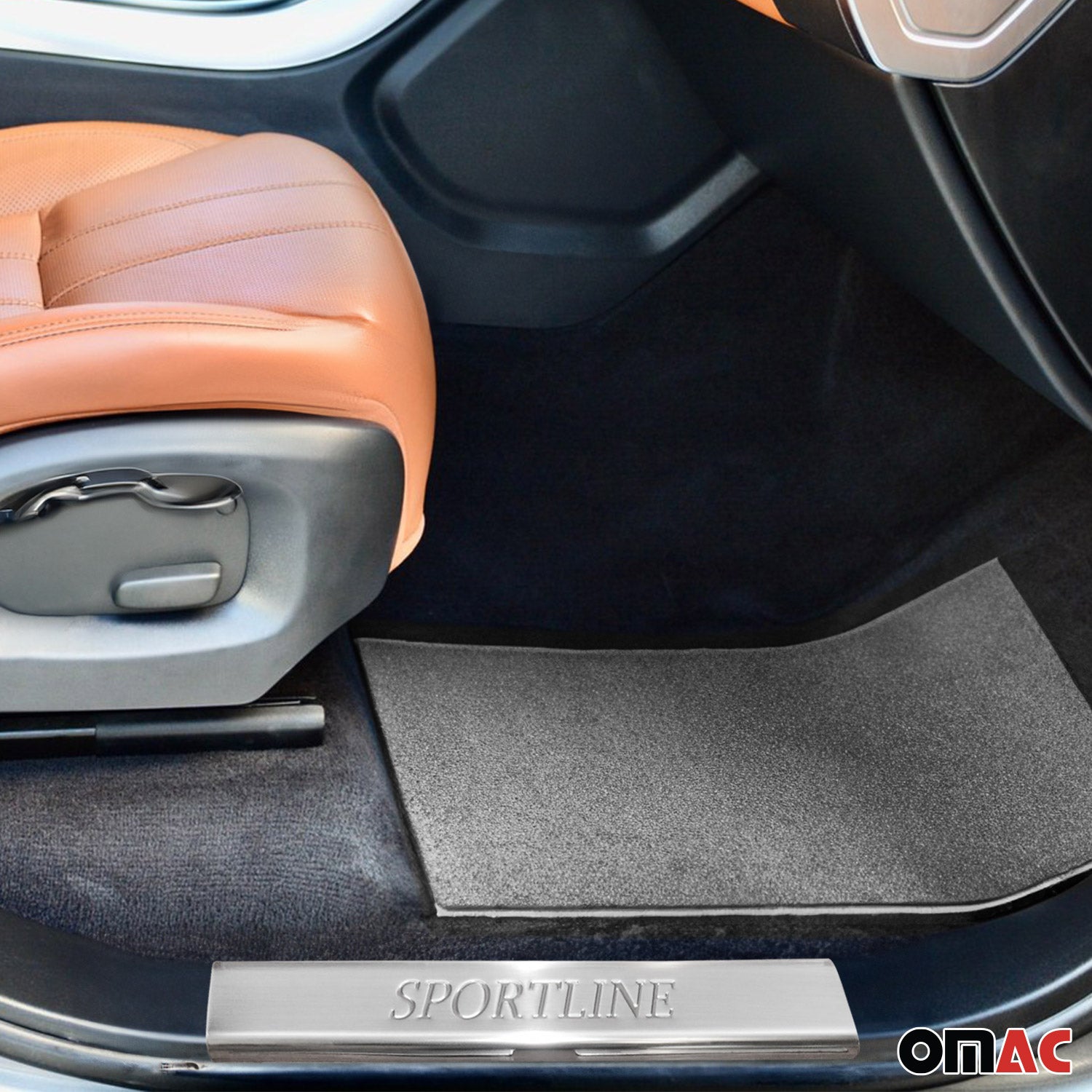 2013-2017 Land Rover Range Rover Door Sill Scuff Plate Scratch Stainless Steel 4x