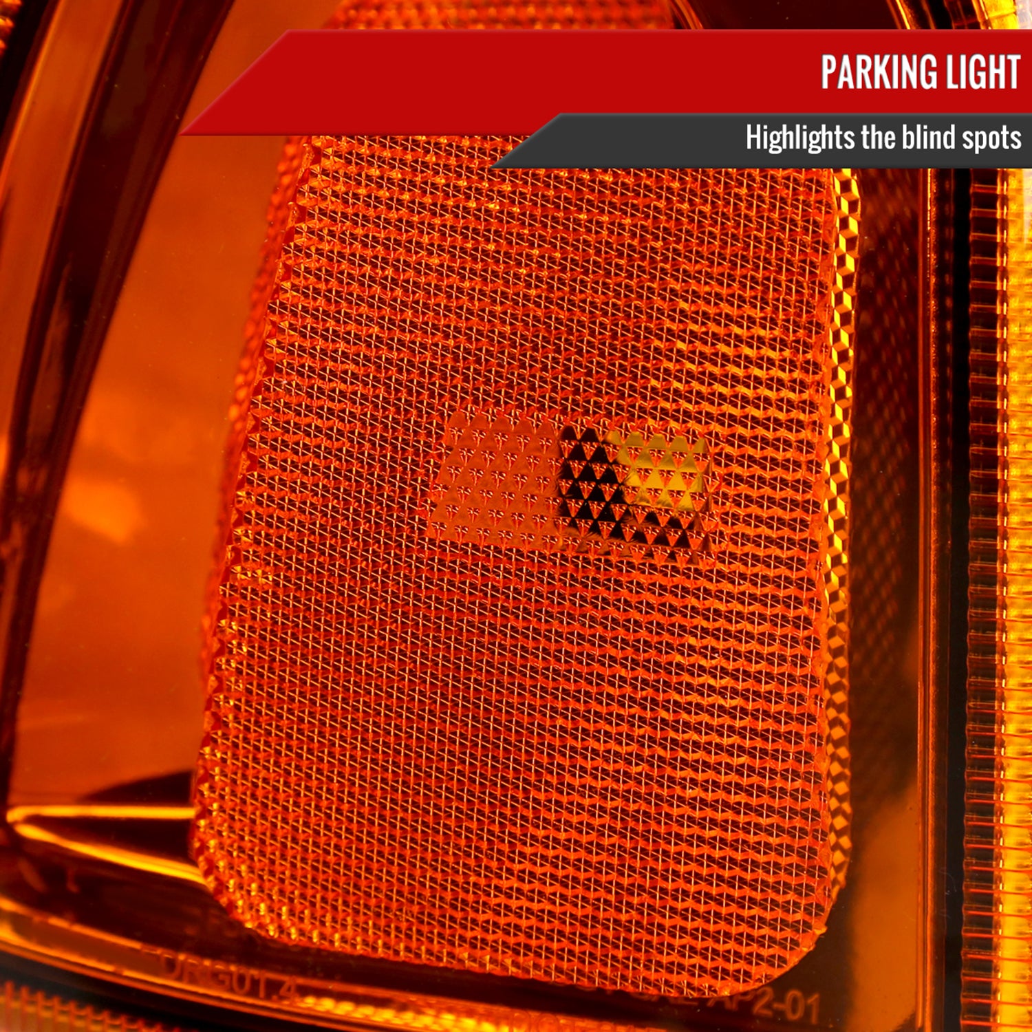 2001-2011 Ford Ranger LED Bar Factory Headlights Amber Corner Lamp Chrome