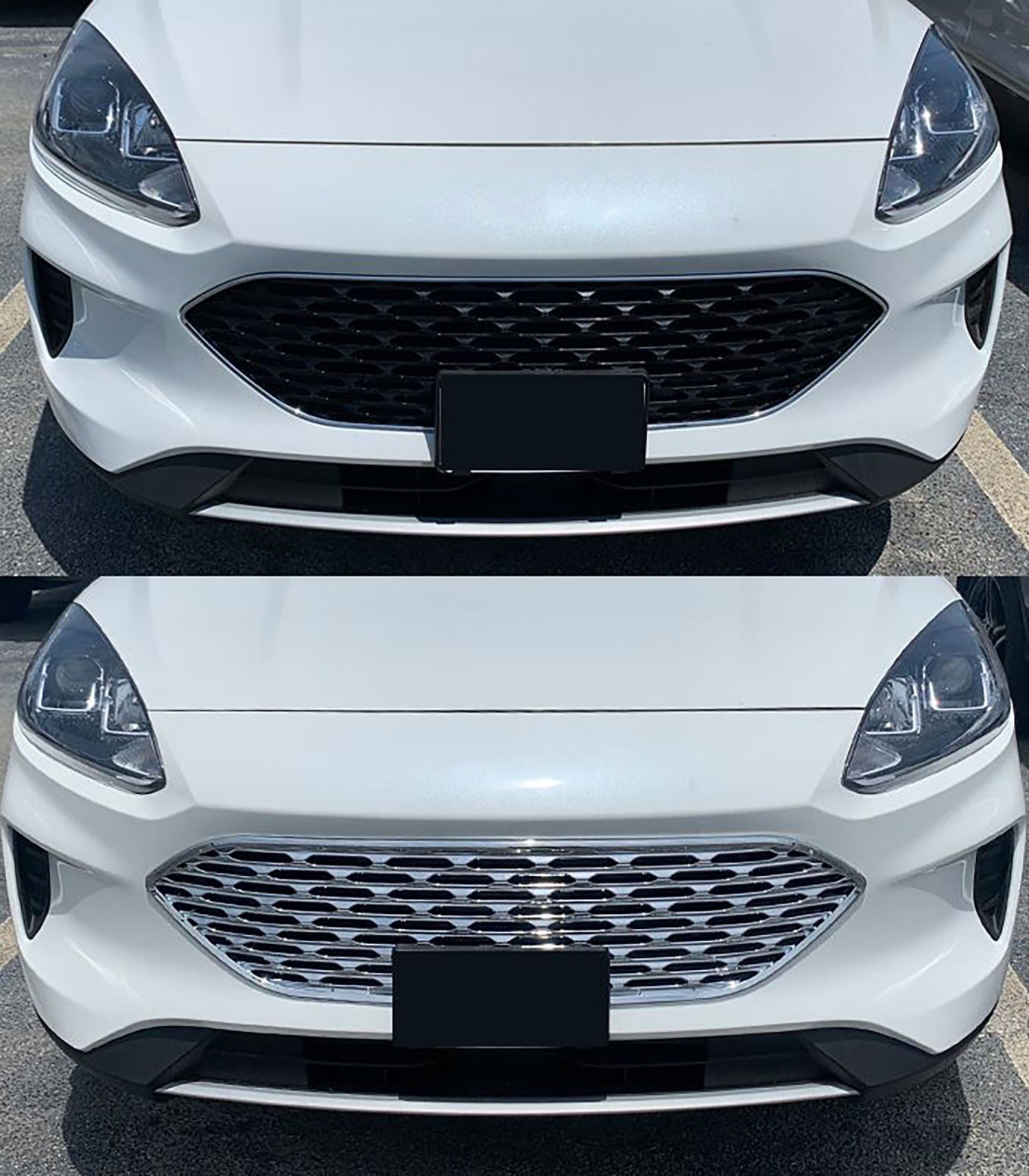 2020-2022 Ford Escape Grille Overlay Chrome 1Pcs ABS Plastic