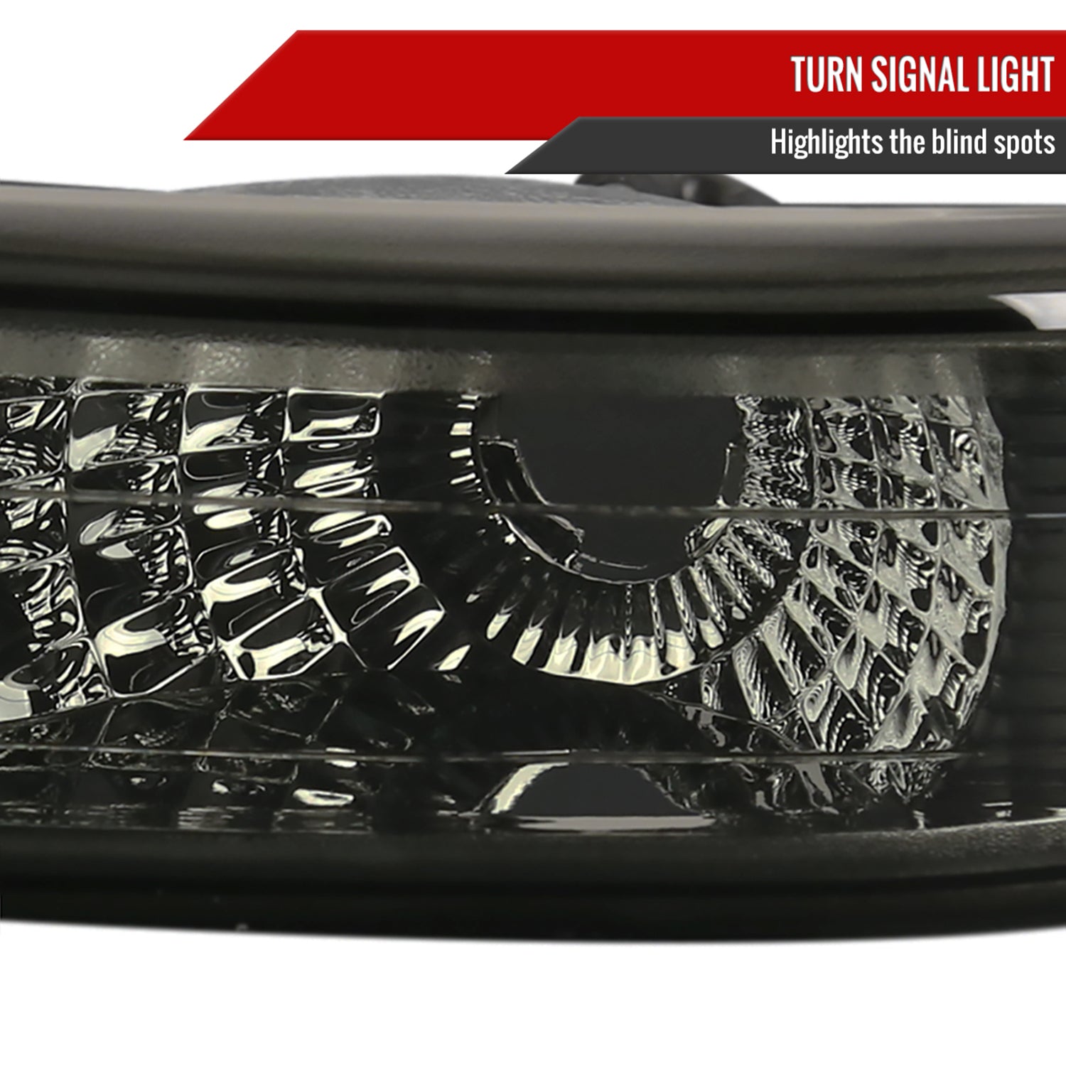 1999-2002 Chevy Silverado/ 2000-2006 Tahoe Suburgan Bumper Lights Chrome/Smoke