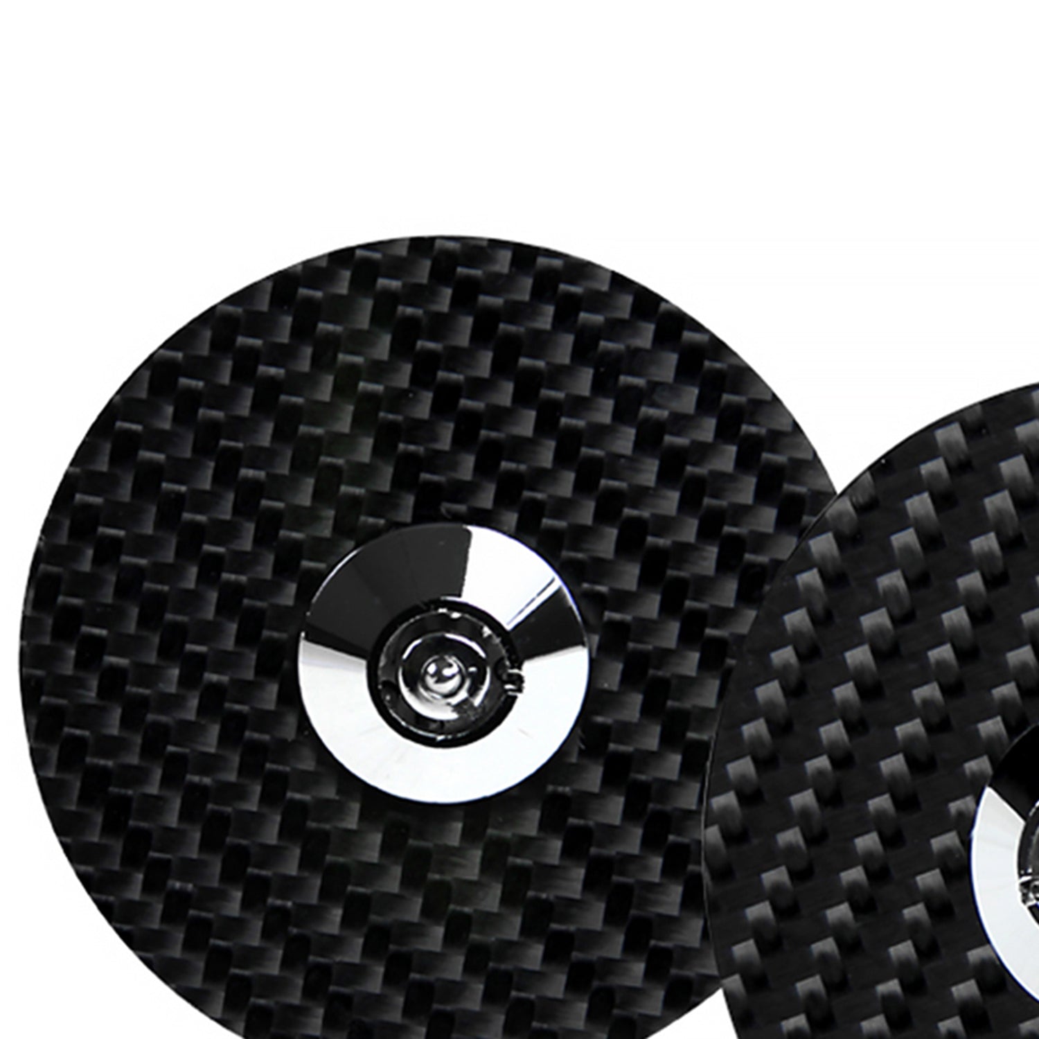 Universal Racing Style 2.5" Carbon Fiber Hood Lock Latch Pins w/ Keys