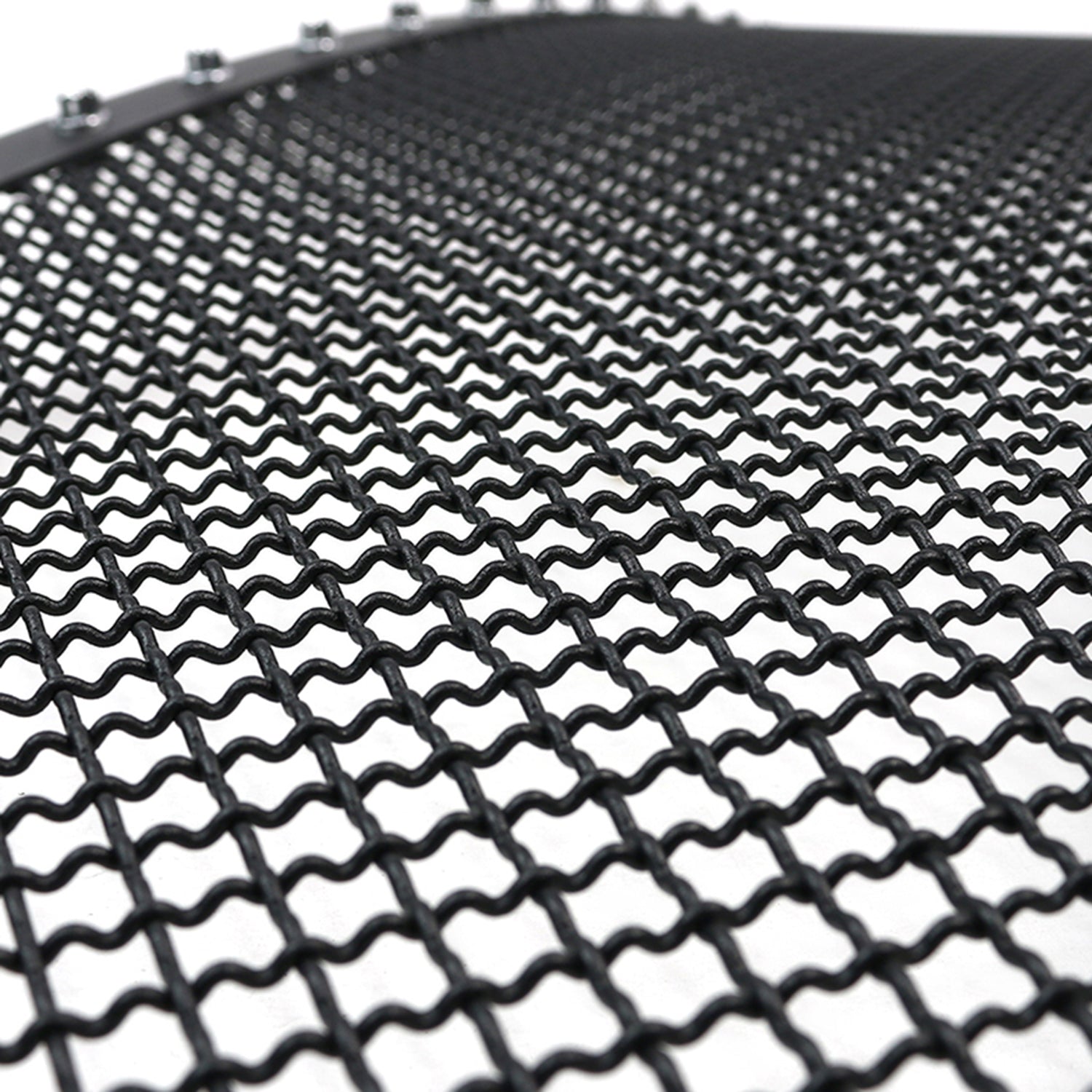 1999-2004 F-250/350/450/550/Excursion Rivet Black Steel 3PC Mesh Grille Insert